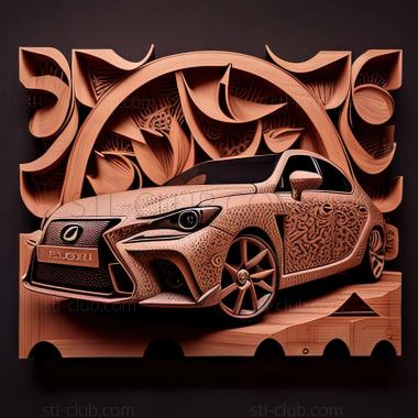 3D мадэль Lexus IS F (STL)